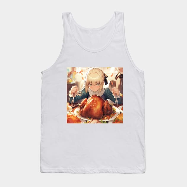 saber thanksgiving Tank Top by WabiSabi Wonders